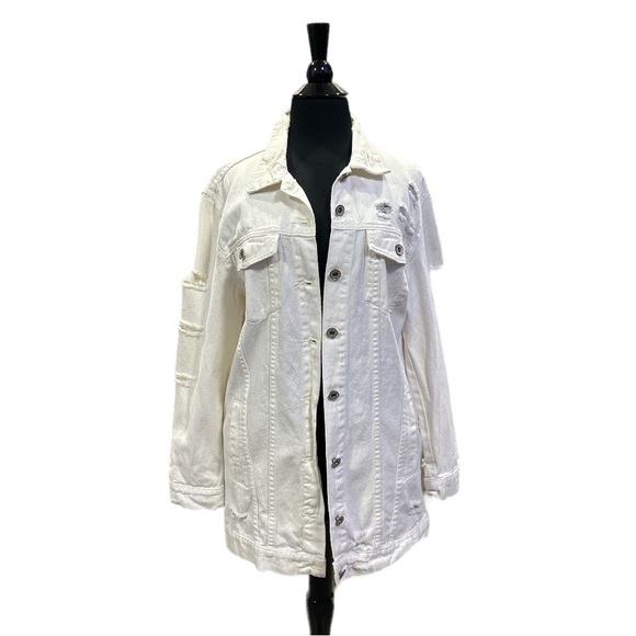 Cherry Koko Jean Jacket - Picture 1 of 7